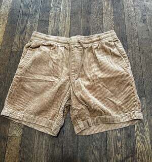 PacSun Tan Corduroy Volley Shorts Size S